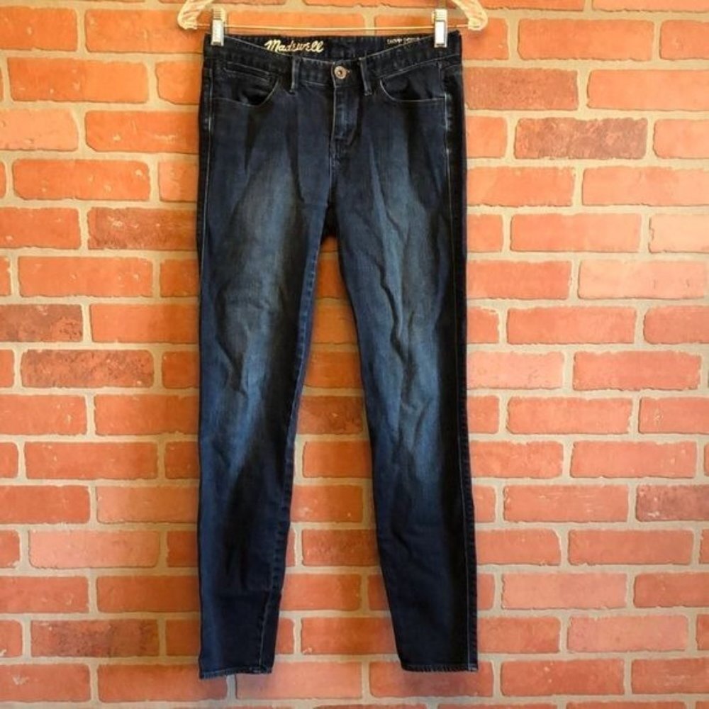 Madewell Womens Skinny Skinny Jeans Ankle Blue Size 24 Dark Wash